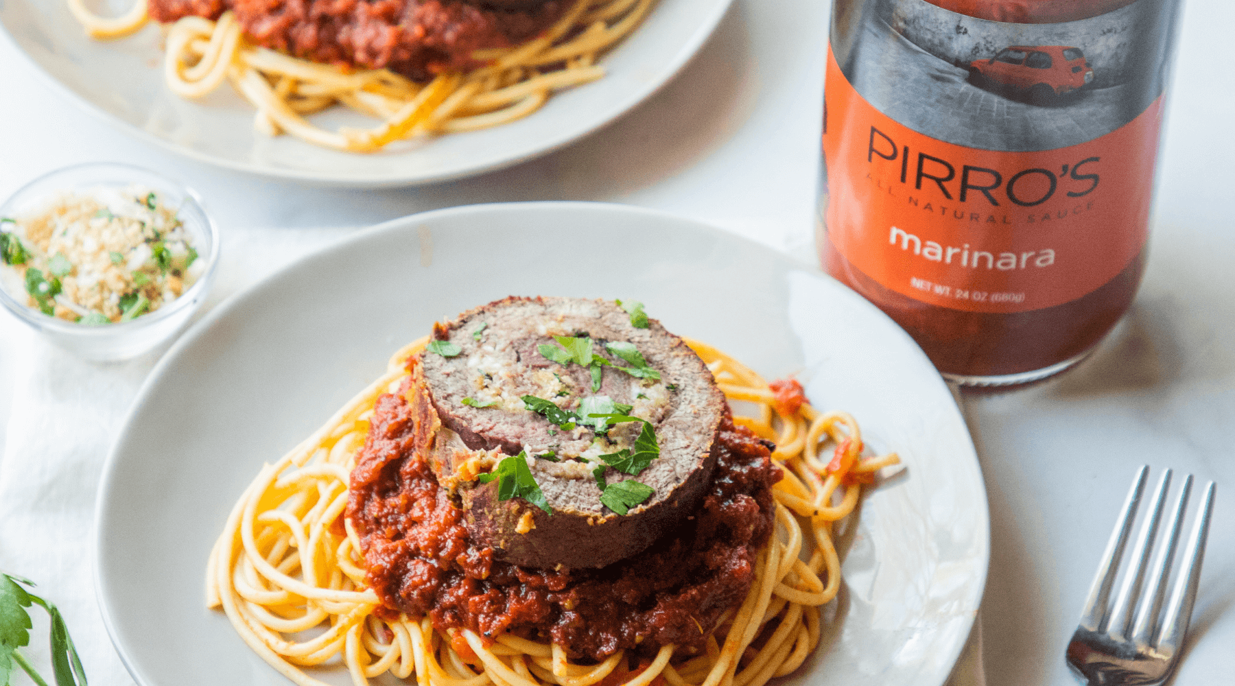 Braciole Italian Beef Rolls Recipe - Pirro's Sauce