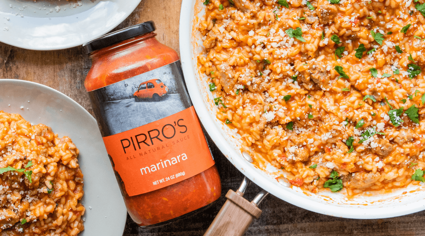Italian Sausage Risotto Recipe - Pirro's Sauce