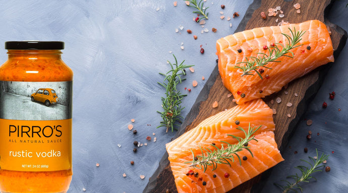Salmon in Vodka Sauce
